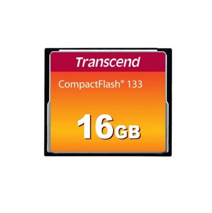 CompactFlash памет 16GB TRANSCEND CompactFlash 133, MLC NAND flash