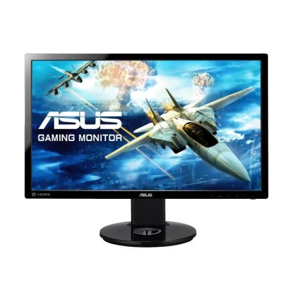 Монитор ASUS VG248QE, 24" TN, Full HD (1920x1080) 144Hz, 16:9, 1ms, 350 cd/m², 80M:1, Speaker 2x2W, DVI-D, HDMI, DP, Black - 90LMGG001Q022B1C