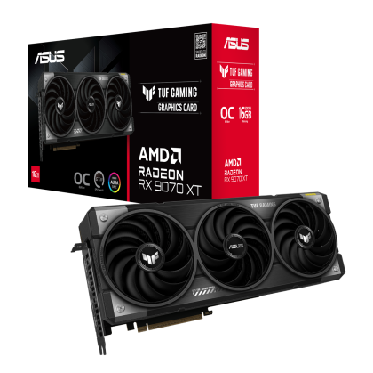 Видео карта ASUS TUF Gaming Radeon RX 9070 XT OC Edition 16GB GDDR6, 256-bit, HDMI, 3xDP
