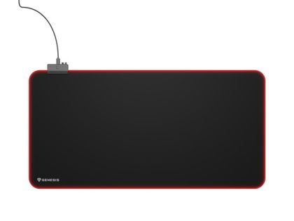 Подложка за мишка GENESIS Boron 500 XXL RGB (NPG-2110), RGB, 800x400x4mm, Black