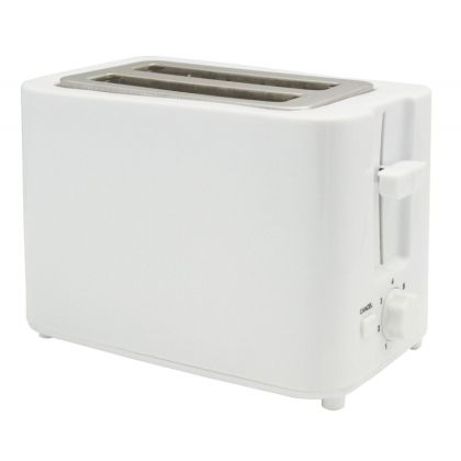 Тостер за хляб Elite CT-818R, 700W, 2 филии, 4 дизайна на изпичане, Бял