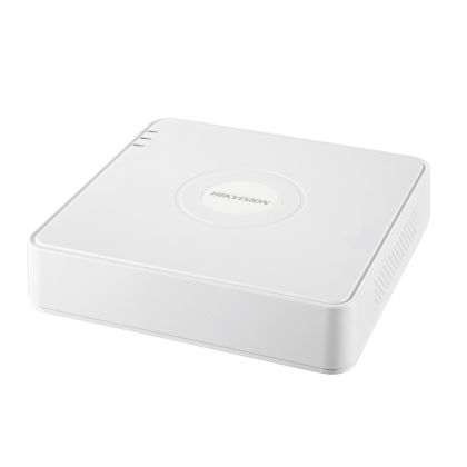 Рекордер HikVision DS-7104NI-Q1 recorder, 4 IP Cameras, record up to 4 MP (2560x1440); H.265, 1 SATA HDD up to 6TB, 2 USB, 100Mbit; Video input: HDMI/VGA (1080p)