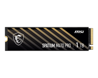 SSD 1TB MSI SPATIUM M470 PRO, M.2 2280, PCIe Gen4 x4, NVMe 1.4, 3D NAND - S78-440L0J0-P83