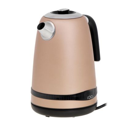 Електрическа кана с поддържане на топлина Adler AD 1295, 1.7 L, 2200W, Настройка 40-100 градуса, Златист