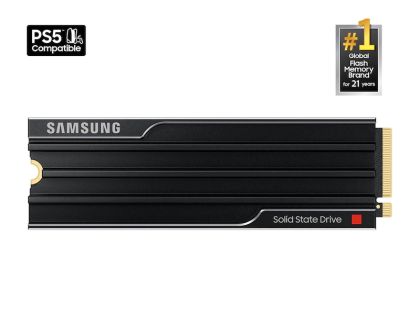 SSD 1TB SAMSUNG 9100 PRO with Heatsink (MZ-VAP1T0CW), M.2 2280, PCIe 5.0 x4, NVMe 2.0, V NAND TLC with Heatsink 
