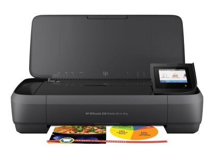 Мултифункционално у-во HP OfficeJet 250 Mobile All-in-One Color Wi-Fi USB 2.0 Inkjet Print Scan Copy 7 ppm