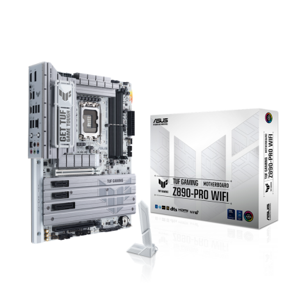 Дънна платка ASUS TUF GAMING Z890-PRO WIFI (Intel 1851, 4xDDR5, 4xM.2, 2.5Gb LAN, WiFi 7, HDMI, DP, 2 x Intel Thunderbolt 4) ATX