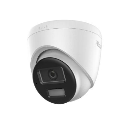 Камера Hi-Look 2 MP Smart Hybrid Light MD 2.0 Fixed Turret Network Camera, 2.8mm, F1.6, IR,White Light up to 30m, H.265+, IP67, Digital WDR, 3D DNR, Built-in Microphone, 12Vdc/PoE 6.5W