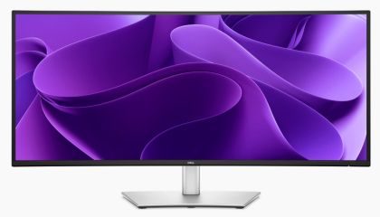 Монитор DELL Pro Plus P3425WE, 34.1" IPS Curved 3800R, WQHD (3440x1440) 100Hz, 21:9, 5ms, 1500:1, 350 cd/m2, HDMI, DP, USB-C, USB-C Hub, RJ45, Black