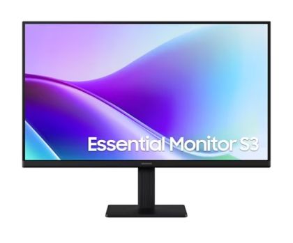 Монитор SAMSUNG Essential S3 S32GF LS24F320 (LS24F320GAUXEN), 24" IPS, FullHD (1920x1080) 120Hz, 16:9, 5ms, 250cd/m2, 1000:1, 2xHDMI, Black