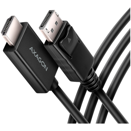AXAGON RVD-HI20C2 DisplayPort - HDMI 2.0 cable 1.8m 4K/60Hz
