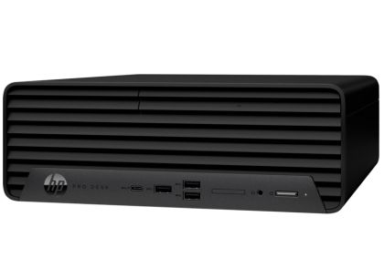 Настолен компютър HP Pro SFF 400 G9 (99P41ET#ABB), Intel® Core™ i3-13100 (12M Cache, 3.4GHz up to 4.5GHz, 4 ядра), 16GB DDR4, 512GB SSD M.2, 240W, USB Клавиатура + Мишка, Wi-Fi 6E, Windows 11 Pro