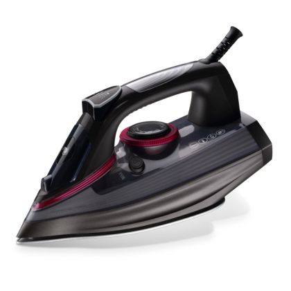 Ютия Voltz V51050D, 2600W, Сухо гладене, Керамично покритие, Самопочистване, Черен