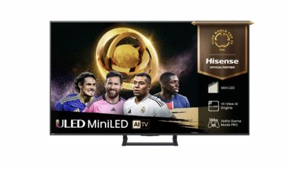 Телевизор 75" HISENSE 75E8Q, 4K Ultra HD ULED, SmartTV, VIDAA Smart OS, 144Hz, WiFi, Black