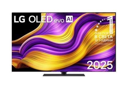 Телевизор 65" LG OLED65G53LS, 4K UHD OLED evo, SmartTV, webOS 25, 120Hz Native (VRR 165Hz), Wi-Fi 6, Black