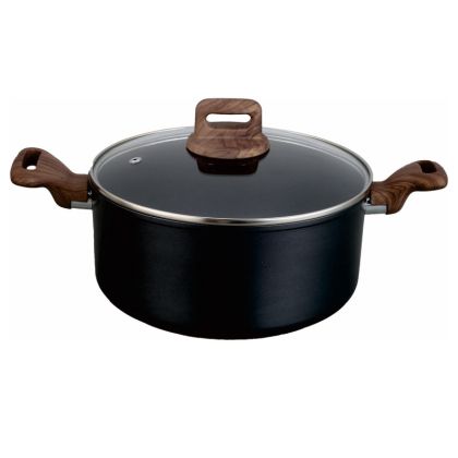 Тенджера Oliver Voltz Paris OV54418F24D, 24x15 см, Незалепващо покритие, Топлинен сензор, Индукция, Черен