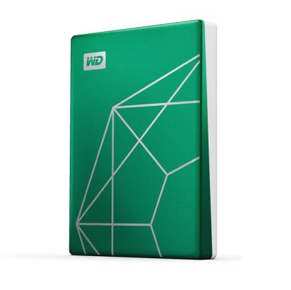 Външен диск 2TB WD My Passport Ultra (WDBJXT0020BGN-WESN), 2.5", USB-C, 20th Anniversary Edition, Green