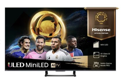 Телевизор 65'' HISENSE 65U7Q, 4K ULED, Smart TV, Android TV, WiFi, Black