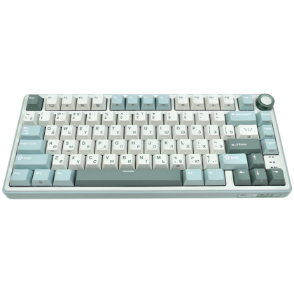 ROYAL KLUDGE R75 Sky Cyan Gaming Keyboard K silver switch