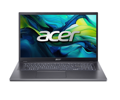 Лаптоп ACER Aspire 17 A17-51M-542K, 17.3" FullHD (1920x1080) IPS, Intel® Core™ i5-1334U (12M Cache, 3.4GHz up to 4.6GHz, 10 ядра), 16GB DDR5, 512GB SSD M.2, Windows 11 Home, Steel Gray - NX.KZVEX.001