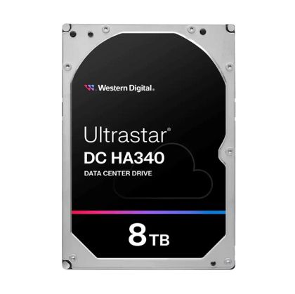 HDD 8TB WD Ultrastar DC HA340 (WUS721208BLE6L4), 3.5’’, SATA , 256MB, 7200rpm, for Server