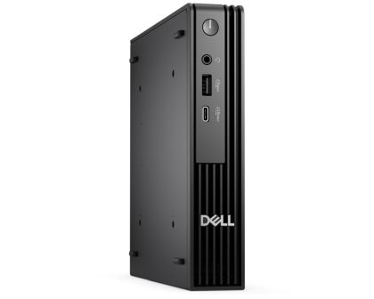 Настолен компютър Dell Pro Micro QCM1250, Intel Core Ultra 5 235T (13 TOPS NPU, 14 cores, up to 5.0GHz), 16 GB: 1 x 16 GB, DDR5, up to 5600 MT/s, 512GB SSD, Integrated Graphics, Wi-Fi 6E, Bulgarian Keyboard&Mouse, 90W, Ubuntu, 3Y PS