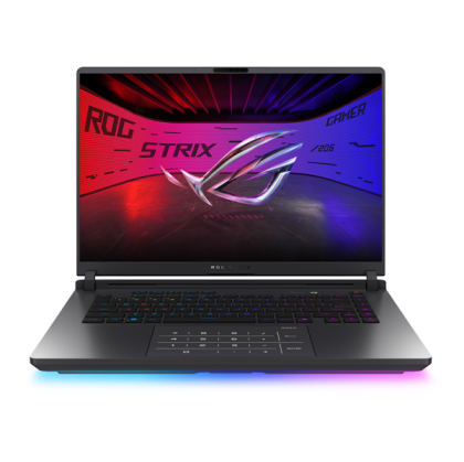 Лаптоп ASUS ROG Strix G16 (2025) G615LR-S5053W, 16'' WQXGA (2560x1600) 240Hz, Intel® Core™ Ultra 9 275HX (up to 5.40GHz, 24 ядра), NVIDIA GeForce RTX5070 Ti 12GB GDDR7, 32GB DDR5, 2TB SSD M.2, 4-Zone RGB, Windows 11 Home, Eclipse Gray - 90NR0LR1-M00A20