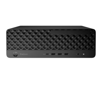 Настолен компютър HP ProDesk 4 SFF G1i AI, Ultra 5 225(up to 4.9Ghz/20MB/10C), 16GB 5600Mhz 1DIMM, 512GB PCIe SSD, HP 125 Keyboard & HP 125 Mouse, WiFi 6 + BT 5.4, Win 11 Pro, 3Y NBD On Site