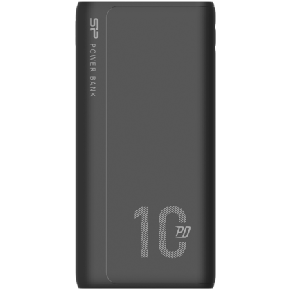 Външна батерия SILICON POWER QP15 (SP10KMAPBKQP150K), 10.000mAh , 2x USB, 1x USB C In/out, Li-Polymer, Black