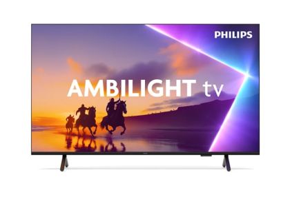 Телевизор 65" PHILIPS 65PUS8510/12, 4K Ultra HD QLED Ambilight TV, SmartTV, Titan OS, 60Hz, WiFi, Black