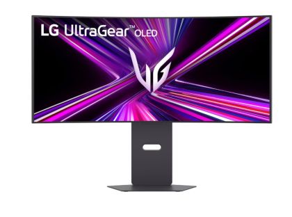 Монитор LG 34GX900A-B UltraGear, 33.9" OLED Curved 800R, WQHD (3440x1440) 240Hz, 21:9, 0.03ms, 1300 cd/m², 1.5M:1, AMD FreeSync Premium Pro, NVIDIA G-Sync, Speaker 2x7W, 2xHDMI, DP, USB type-C, Black
