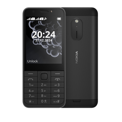 Мобилен телефон NOKIA 230 (2025) DualSIM, Black
