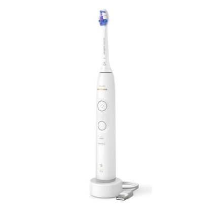 Ел. четки за зъби PHILIPS HX7400/01 Sonicare Series 6100, 2 режима за четкане, 3 степени на интензивност, Визуален сензор за натиск, Бял