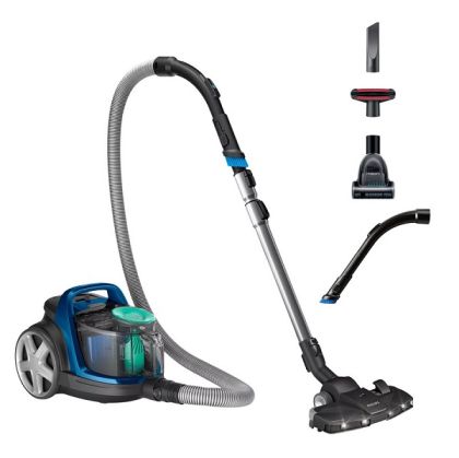 Прахосмукачка без торба PHILIPS FC9557/09 5000 Series, 900W, PowerCyclone 7, Светодиоден накрайник TriActive+, Филтър Allergy H13