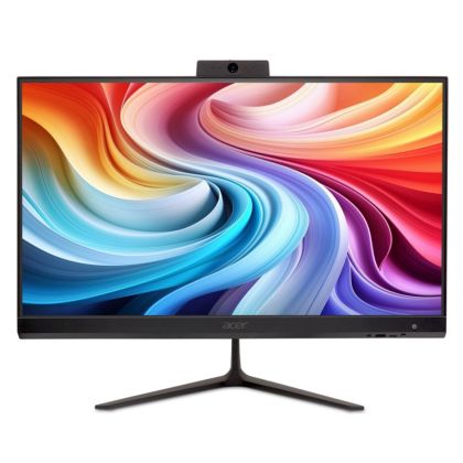 Настолен компютър - всичко в едно Acer Aspire C27-B, 27'' FHD IPS AiO 120Hz, Intel Core i7-1355U (up to 5.00GHz, 12MB), 32GB DDR4 (2x16GB), 1024GB SSD, no DVD, Intel Iris Xe, HDMI, USB 3.2, USB 2.0, Type- C, RJ-45, WiFi 6 & BT 5.0, Glan,Tilt, Cam+mic, Key