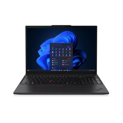 Лаптоп LENOVO ThinkPad T16 Gen 4, 16" WUXGA (1920x1200) IPS, AMD Ryzen™ AI 7 PRO 350 (16M Cache, 2.0 GHz up to 5.0 GHz, 8 ядра), 32GB DDR5, 512GB SSD М.2, Backlit KB, Windows 11 Pro, Black - 21QN001RBM