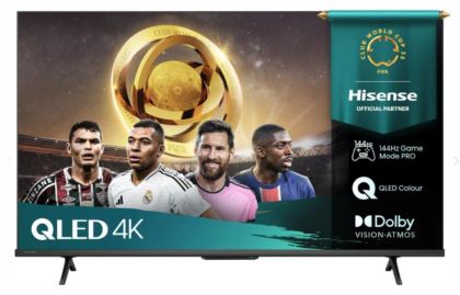 Телевизор 43" HISENSE 43E7Q Pro, 4K Ultra HD QLED, Smart TV, VIDAA Smart OS, 144Hz, WiFi, Black