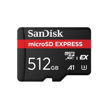 MicroSD памет 512GB SANDISK microSD Express Card, microSDXC, UHS-I U3 , PCIe® Gen 3-NVMe™, up to 880MB/s