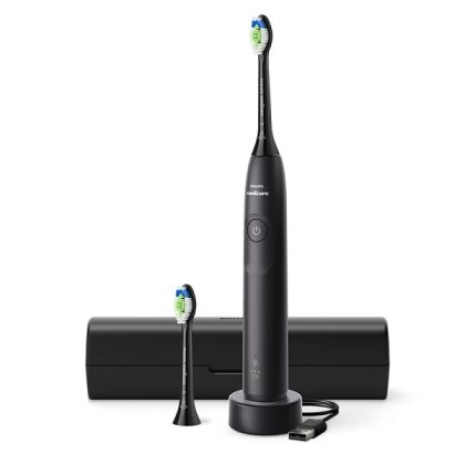 Ел. четка за зъби PHILIPS HX7101/03 Sonicare 5300, 1 режим на четкане, 2 степени на интензивност, Сензор за натиск, Калъф, Black