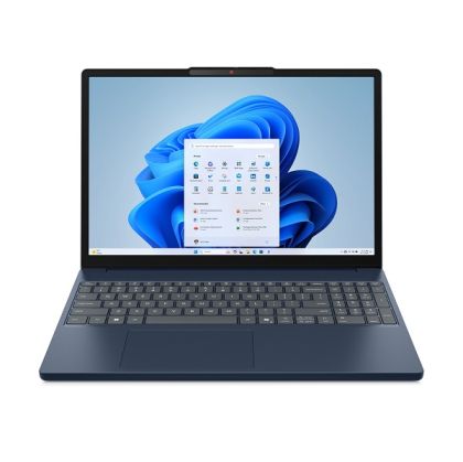 Лаптоп LENOVO IdeaPad Slim 3 15ARP10 (83K70022BM), 15.3" WUXGA (1920x1200) IPS, AMD Ryzen™ 7 7735HS (16M Cache, 3.2GHz up to 4.75GHz, 8 ядра), 16GB DDR5, 512GB SSD M.2, noOS, Cosmic Blue