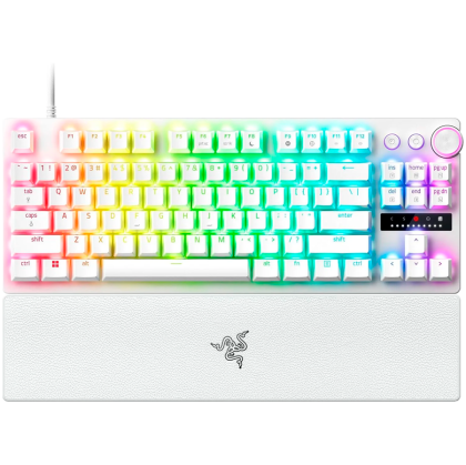 RAZER Huntsman V3 Pro Tenkeyless Gaming Keyboard - White - US Layout