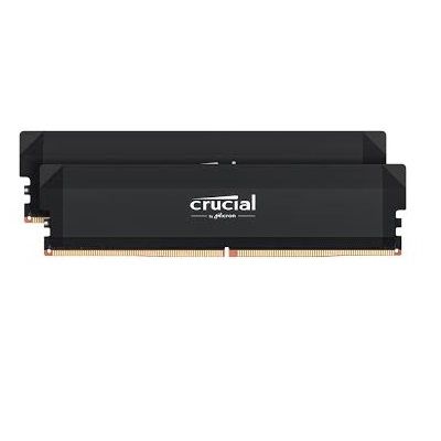 Памет CRUCIAL Pro Overclocking, 32GB DDR5 6400MHz (2x16GB) UDIMM Black