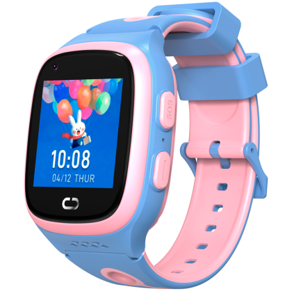 Canyon Kids Watch ZEFIR KW-49 E-SIM 4G GPS WiFi Video Music Games English learning, Pink&Blue