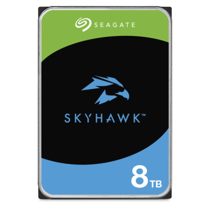 HDD 8TB SEAGATE SkyHawk Surveillance, 3.5", SATAIII, 5400 rpm, 256MB, +Rescue, for DVR - ST8000VX010