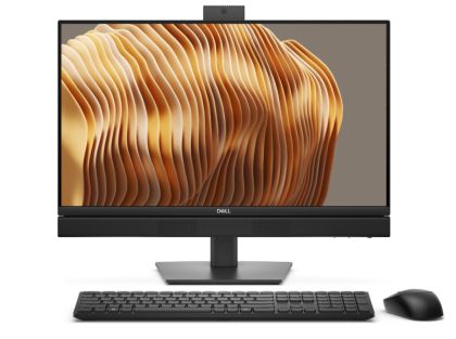 Настолен компютър - всичко в едно Dell Pro 24 All-in-One QC24251, Intel Core Ultra 5 235T (2.20 GHz, 24 MB), 23.8" FHD 1920x1080 100 Hz IPS AG, 1x16 GB DDR5 up to 5600 MT/s, 512GB SSD, Intel Graphics, Height Adjustable Stand, FHD HDR Cam, WiFi 6E+BT, Wire