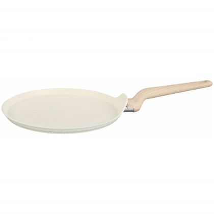 Тиган за палачинки Oliver Voltz Nice OV54422E26, 26 см, Мраморно покритие, Индукция, Бежов