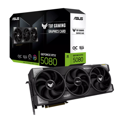 Видео карта ASUS TUF Gaming GeForce RTX 5080 16GB GDDR7 OC Edition, 16GB GDDR7, 256-bit, 2xHDMI, 3xDP