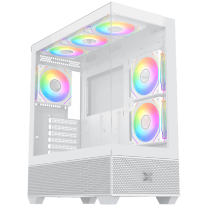 Alphard Arctic (WH,EATX,U3x1&U2x2,Front&Left TG,5PCS G20A Arctic Reverse&1PC G20A Arctic,ARGB Remote Control Box)