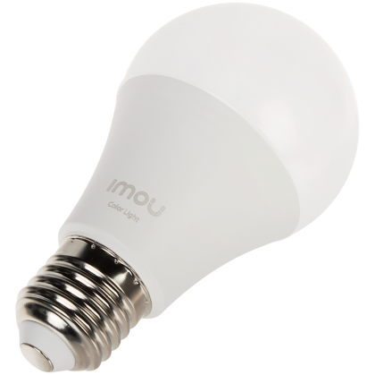 Imou CL2B Smart multicolor LED bulb, E27, 9W, Correlated Color Temperature 2700-6500K, 16 million colors, 2.4G Wi-Fi, supports Matter protocol.