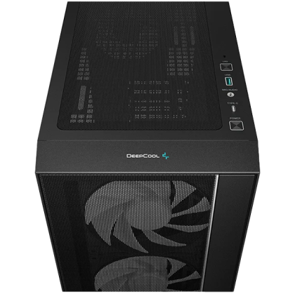 DeepCool MATREXX55 MESH V4 C, Mid Tower, Mini-ITX/Micro-ATX/ATX, 1xUSB3.0, 1x Type-C, 1xAudio, LED Button, 3x140mm ARGB Fans, 1x120mm ARGB Fan, ARGB LED Strip, Tempered Glass, Mesh Panel, Black, R-MATREXX55-BCAGA4-G-4